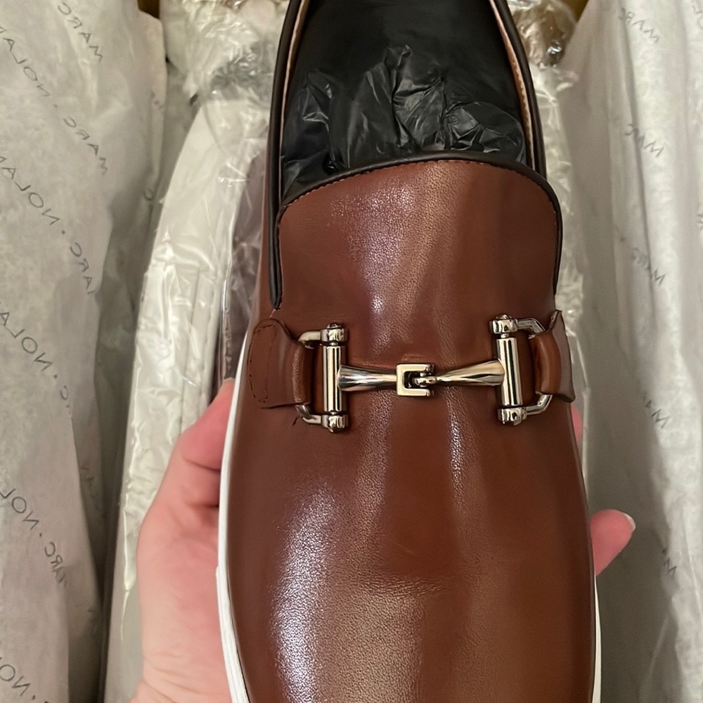 Brand New Marc Nolan Mahogany Shoes